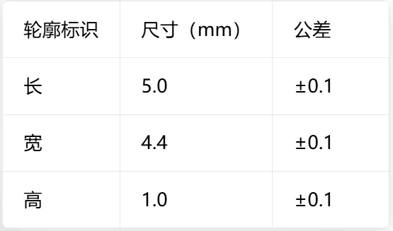 陶瓷本体轮廓尺寸
